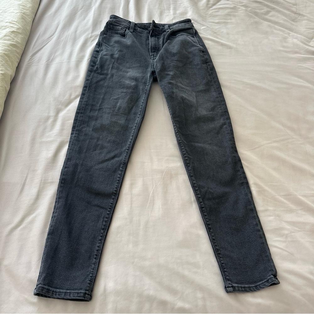 American Eagle Outfitters Women’s Stretch Black Dark Wash Denim Jeans Size 00